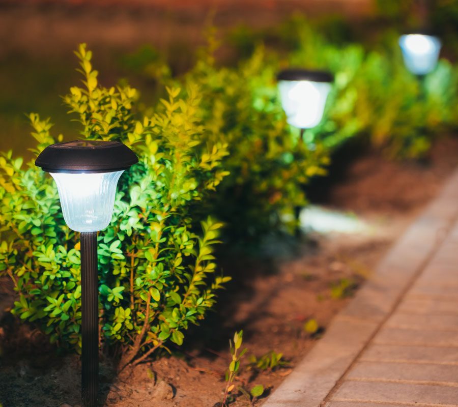 Tipos luces para terraza iluminar jardín | Homecenter