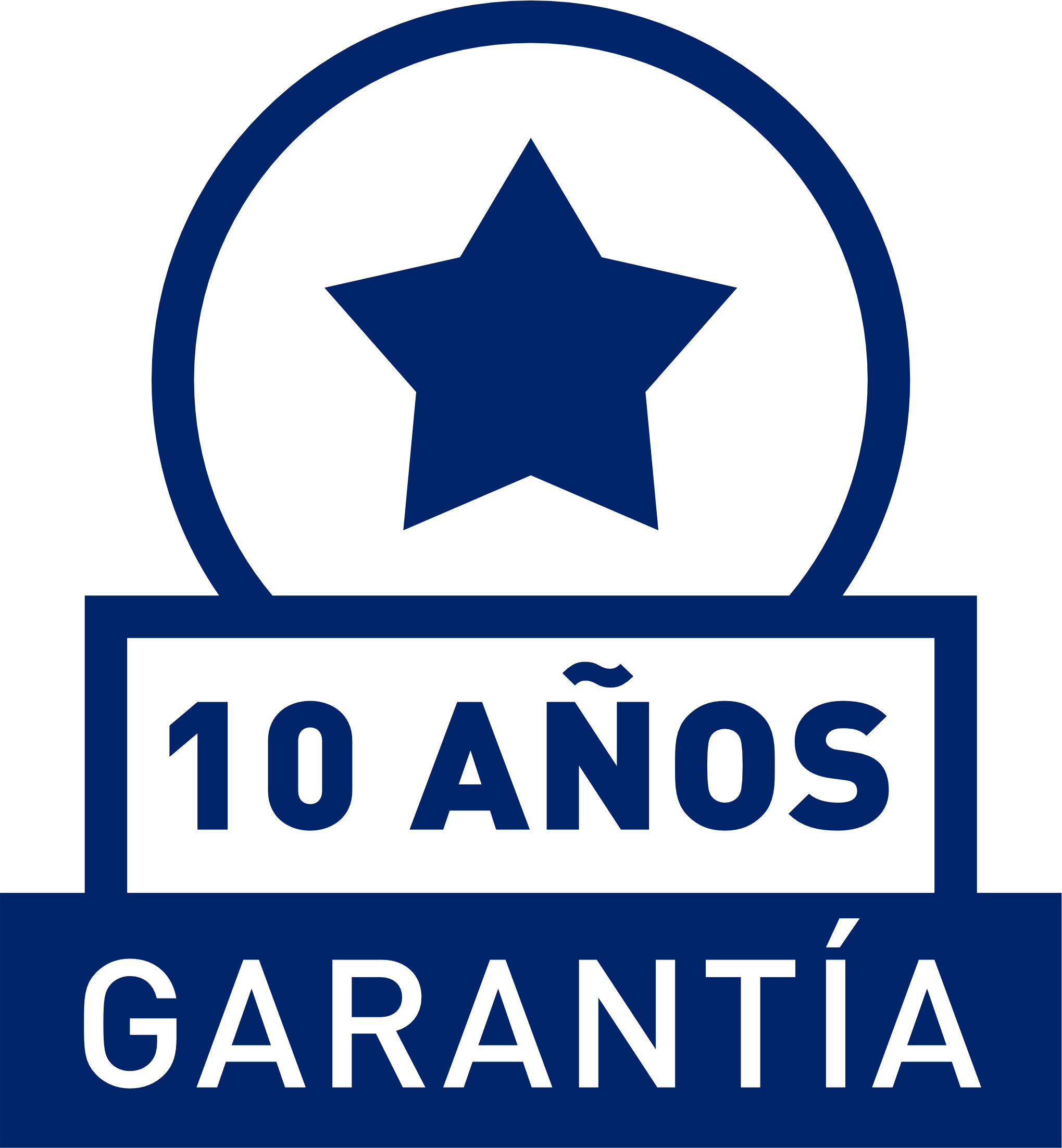 10 Años Garantía