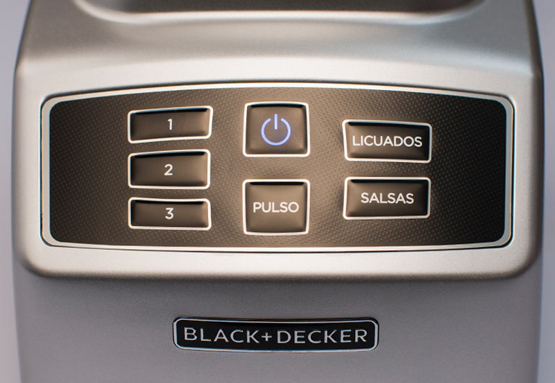 Licuadora Black+Decker | 700 watts 3 vel. 2 funciones, jarra de vidrio | BD  BL1840MS - 981067