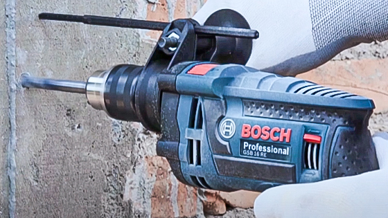 Bosch Professional GSB 16 RE - Taladro percutor (750 W, 0 – 2800