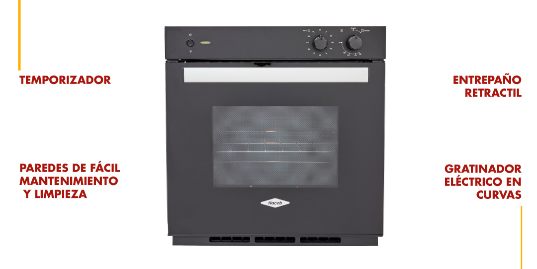 HORNO AREZZO F 60 GAS GRT NE| Gas Natural Bogotá