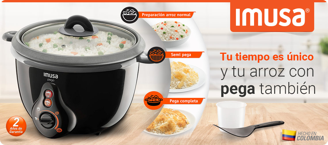 ¡Tu tiempo es único y tu arroz con pega también!