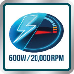 Hasta 20mil RPM