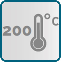 Ajusta la temperatura hasta 200°C para obtener resultados personalizados y para todos los gustos.