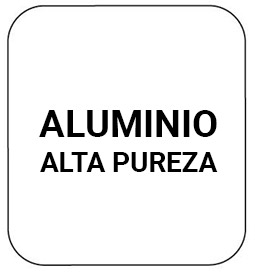 Fabricado en aluminio de alta pureza resistente