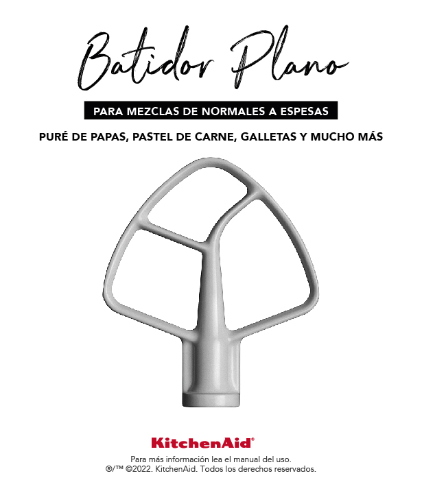 Batidor Plano KitchenAid®