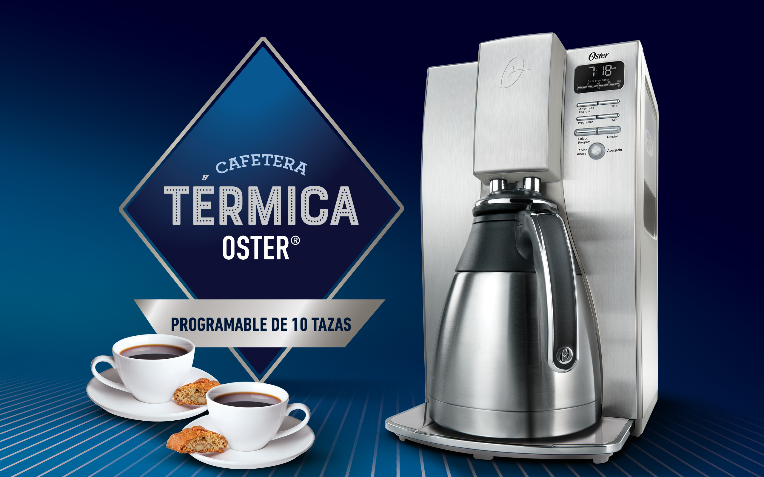 Cafetera térmica programable Oster® BVSTDC4411 - Oster