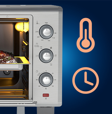 Horno Eléctrico con Freidora de Aire 35 Lts S35 Plateado - Homecenter.com.co