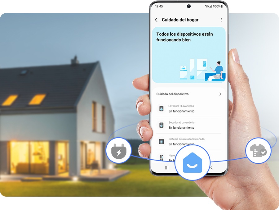 Cuidado del hogar con SmartThings