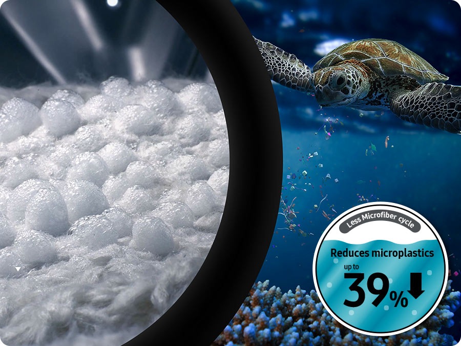 0 % de menos microfibra*