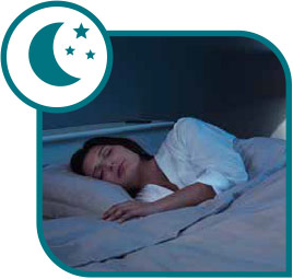Función ultra silenciosa para dormir profundo y fresco