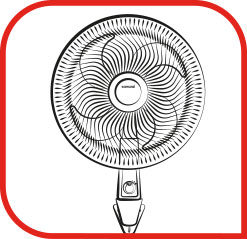 Ventilador Air Protec Maxx en su presentacion de pared