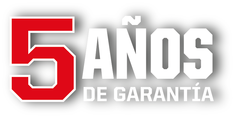 Cinco años de garantia