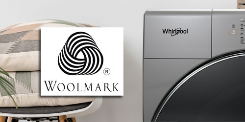 Lavadora secadora 10 Kg carga frontal Whirlpool 514115 Ciclo Woolmark para proteger tus prendas de algodón y certificado para el cuidado de este tipo de prendas.