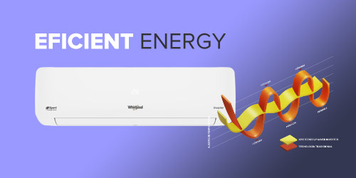aire acondicionado Whirlpool 490453 Eficiencia energética con funcionamiento en baja potencia para ahorro de consumo.