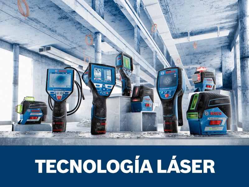 Herramientas con tecnologia laser marca Bosch