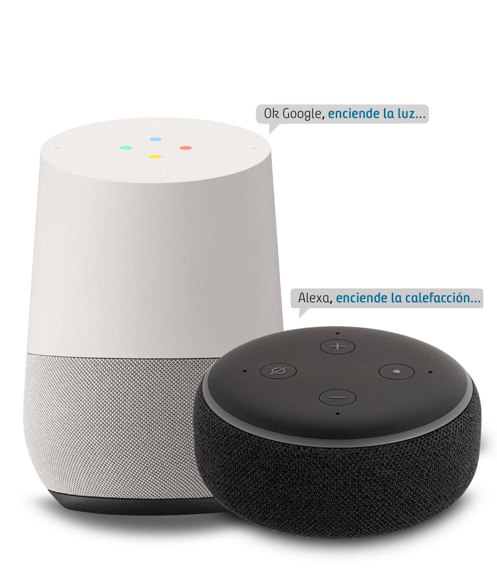 Alexa y Google Home