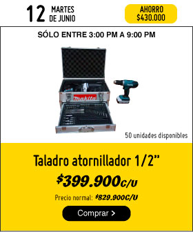 Taladro atornillador