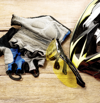 accesorios para bicicletas guantes y seguridad