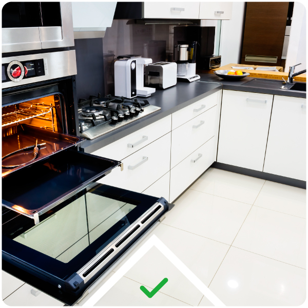 tipos de cocinas modernas - cocina cerrada meson