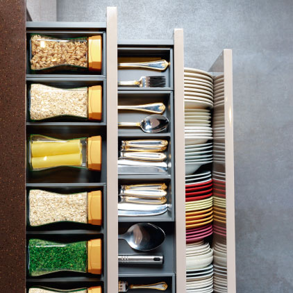como decorar una cocina peque�a - muebles moviles