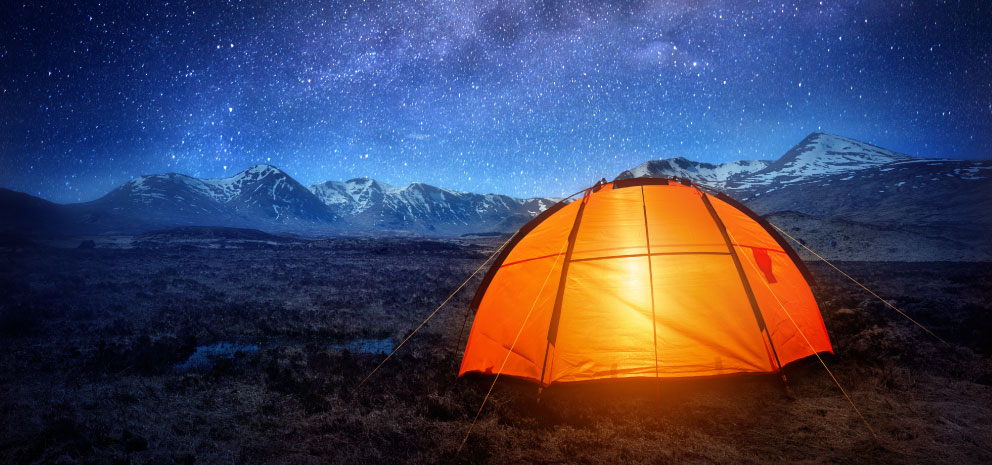Cmo hacer un camping - camping bajo cielo estrellado