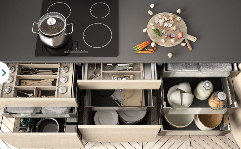 fusible Torneado Ritual Cómo organizar los gabinetes de la cocina? | Homecenter