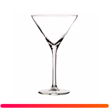 como preparar cocteles copa de vidrio