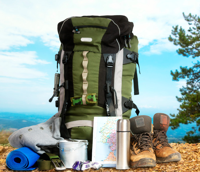 tips para acampar - equipaje de camping