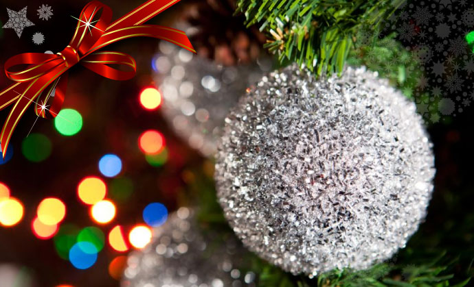 como decorar un arbol segun mi personalidad - esferas plata escarchada