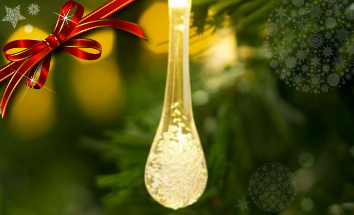 como decorar un arbol segun mi personalidad - luces con dise�o de lagrima