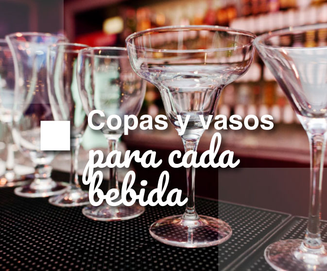 Ideas de cocinas para la casa - copas y vasos para cada bebida