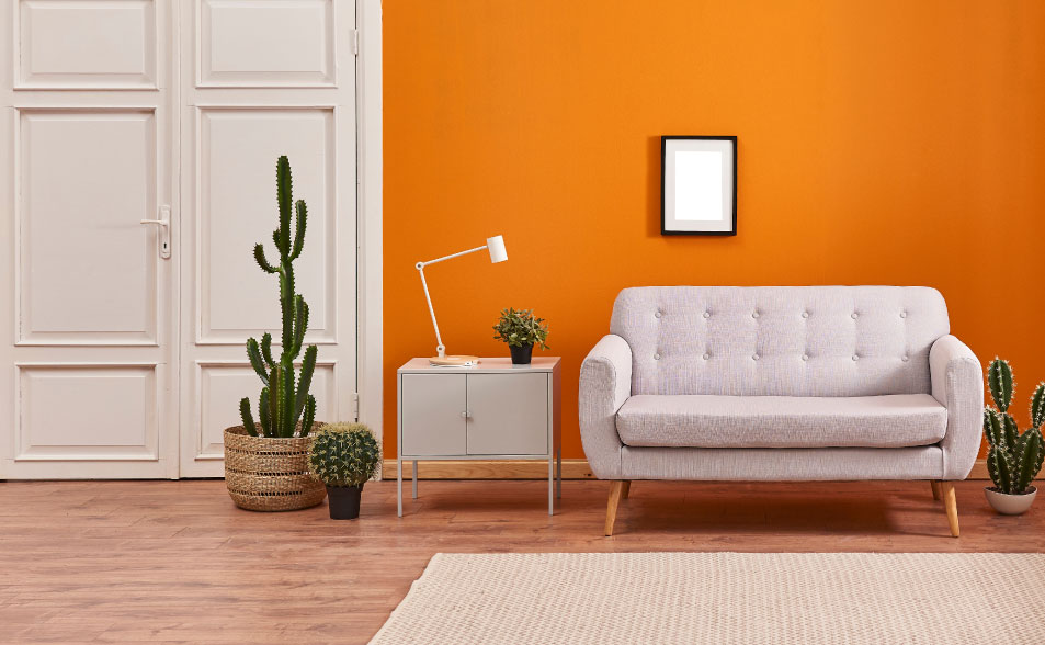 significado de los colores para tu casa - color naranja
