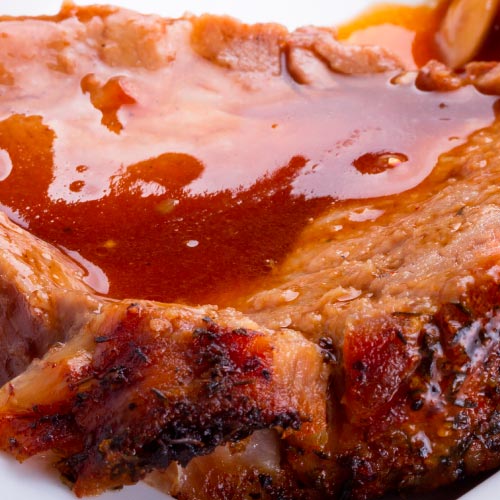 Lomo de cerdo en salsa de maracuy