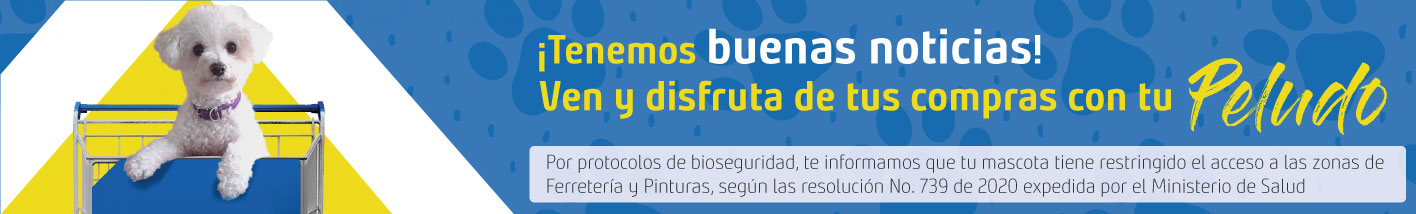 Trae tus mascotas a Homecenter